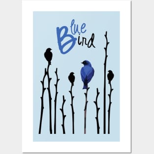 Blue Bird Posters and Art